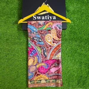 Tasveer-e-Rang Qalam kaar Pashmina shawl